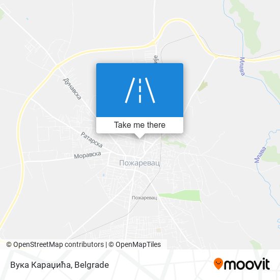 Вука Караџића map