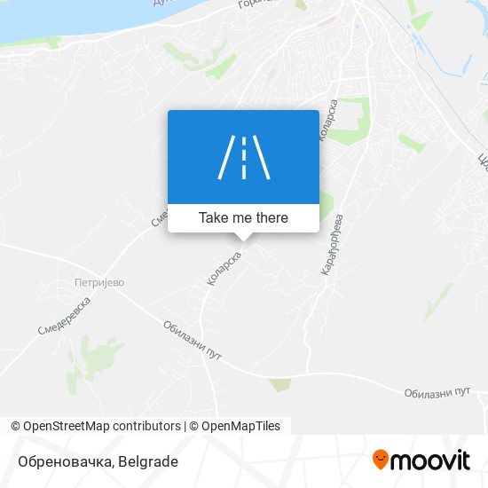 Обреновачка map