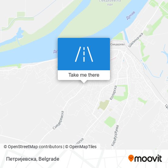 Петријевска map