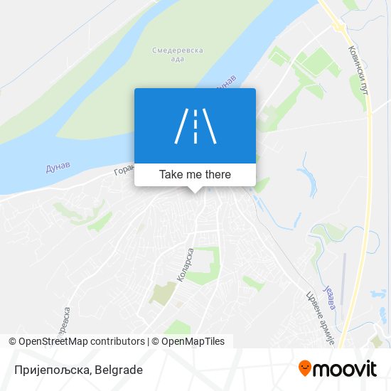 Пријепољска map