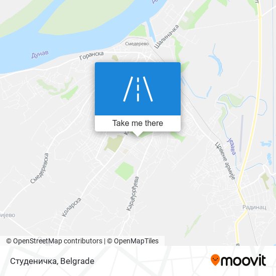 Студеничка map