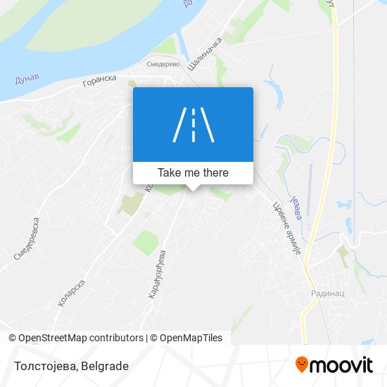 Толстојева map