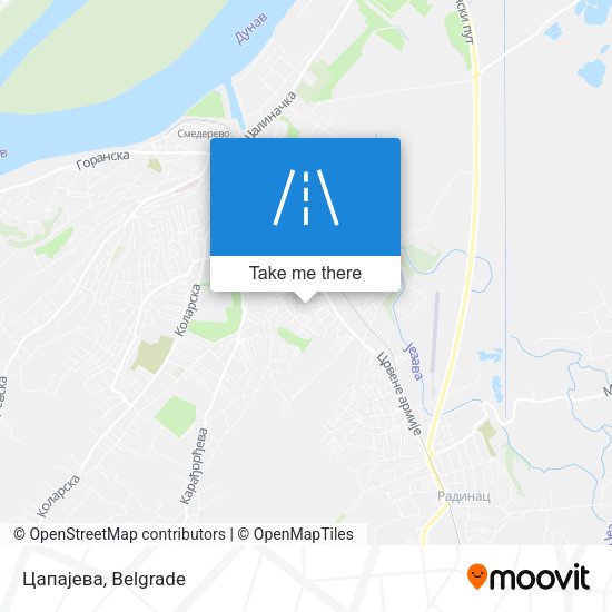 Цапајева map