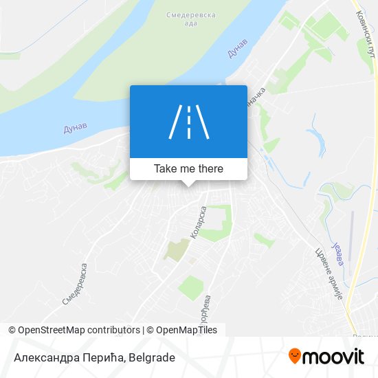 Александра Перића map