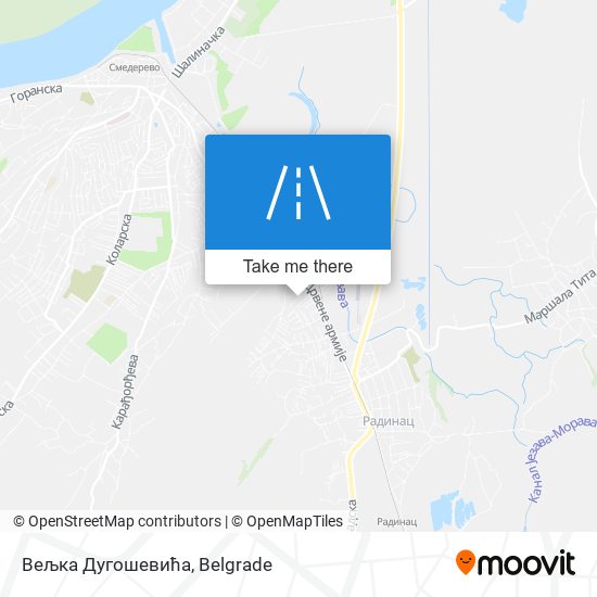 Вељка Дугошевића map