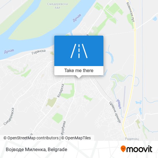 Војводе Миленка map