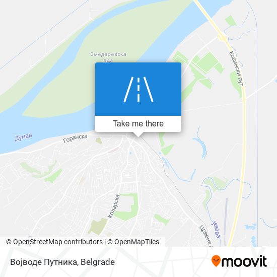 Војводе Путника map