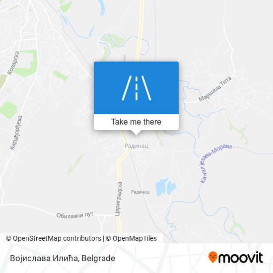 Војислава Илића map