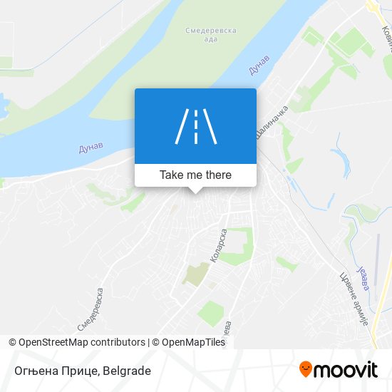 Огњена Прице map