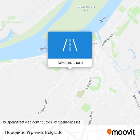 Породице Угричић map