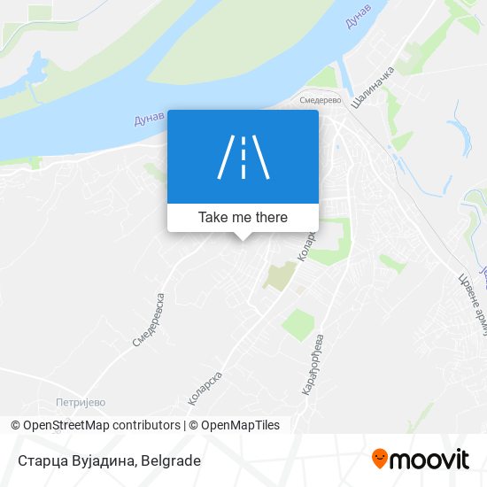 Старца Вујадина map