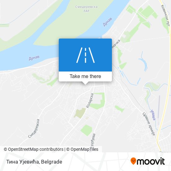 Тина Ујевића map