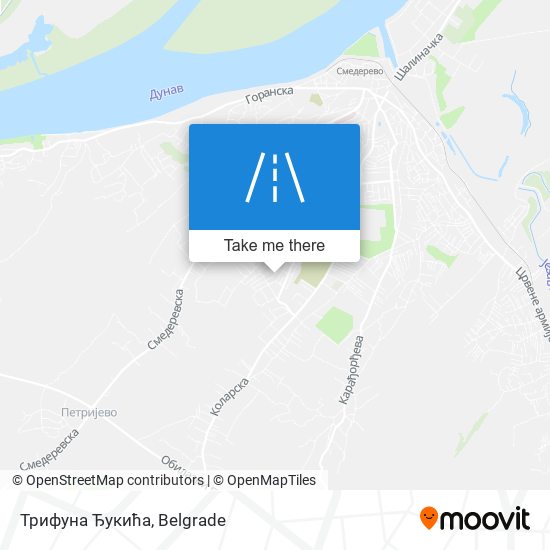 Трифуна Ђукића map