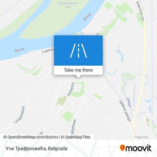 Уче Трифуновића map