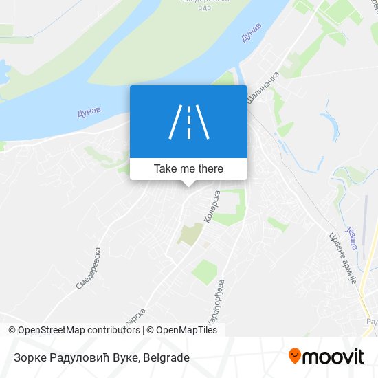 Зорке Радуловић Вуке map