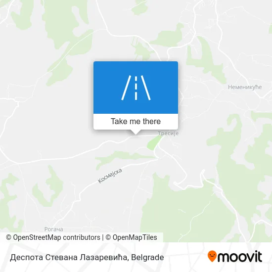 Деспота Стевана Лазаревића map