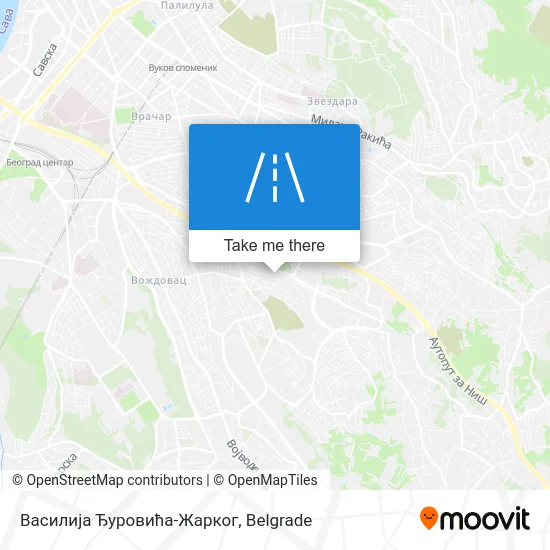 Василија Ђуровића-Жарког map