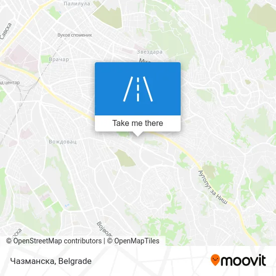 Чазманска map