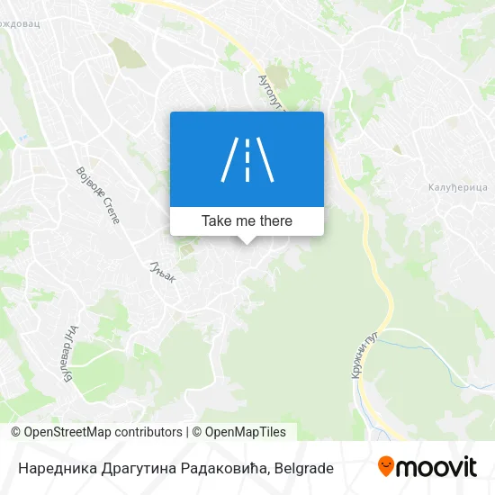 Наредника Драгутина Радаковића map
