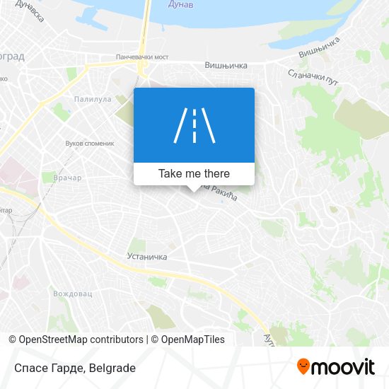 Спасе Гарде map