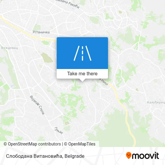 Слободана Витановића map