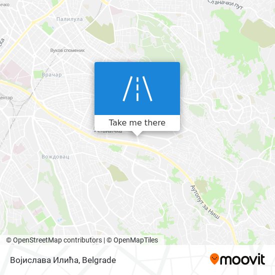 Војислава Илића map