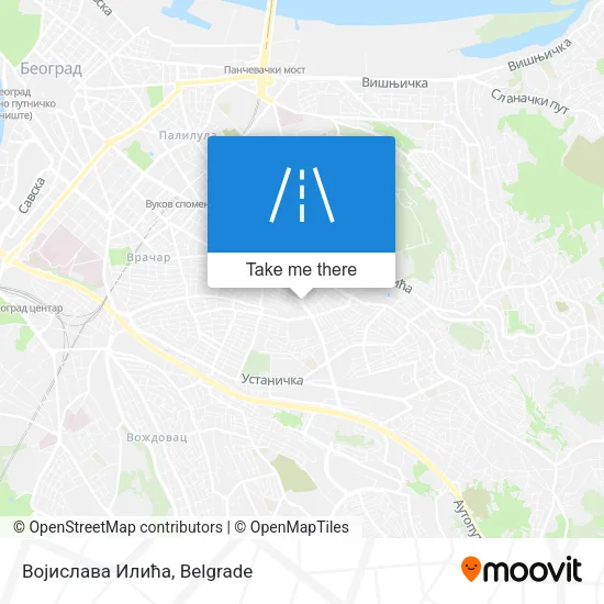 Војислава Илића map