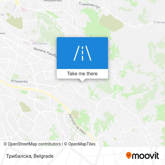 Трибалска map