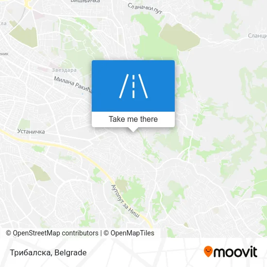 Трибалска map
