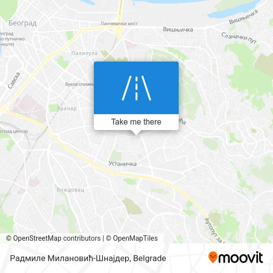 Радмиле Милановић-Шнајдер map