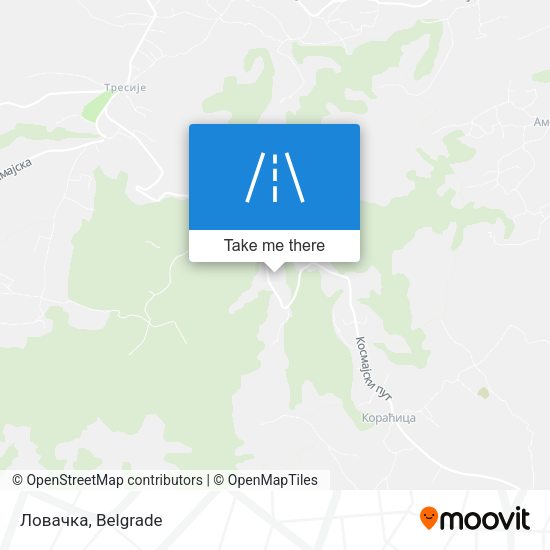 Ловачка map