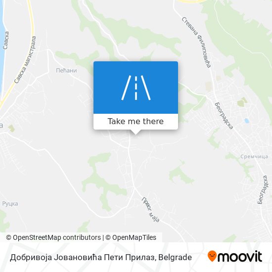 Добривоја Јовановића Пети Прилаз map