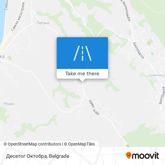 Десетог Октобра map