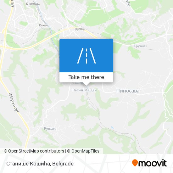 Станише Кошића map