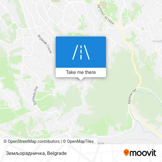 Земљорадничка map