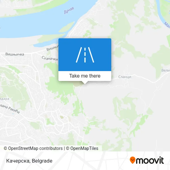 Качерска map