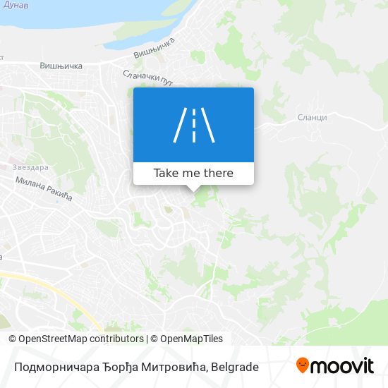 Подморничара Ђорђа Митровића map