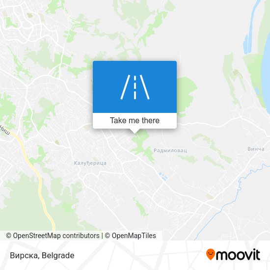 Вирска map
