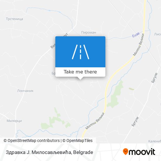 Здравка Ј. Милосављевића map