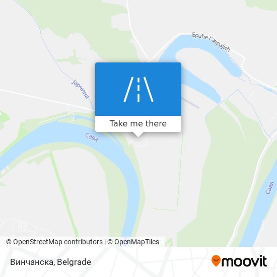 Винчанска map