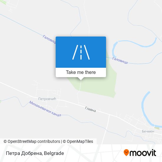 Петра Добрена map