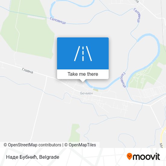 Наде Бубнић map
