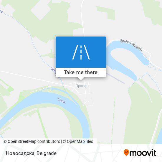 Новосадска map