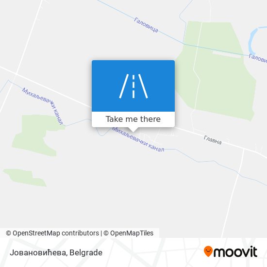 Јовановићева map