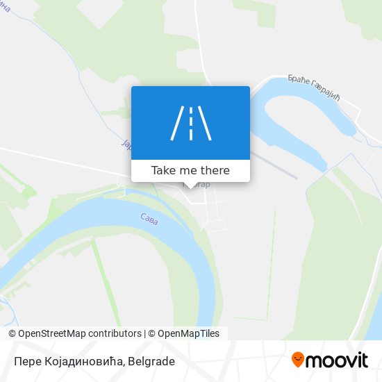 Пере Којадиновића map