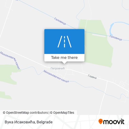 Вука Исаковића map