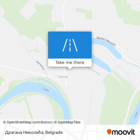 Драгана Николића map