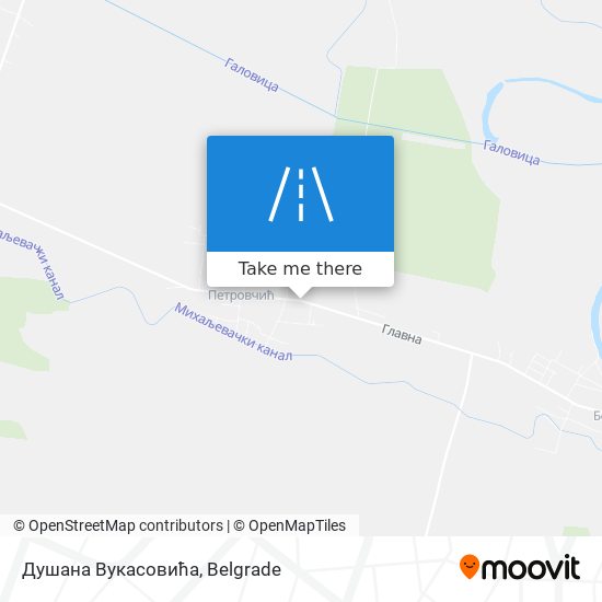 Душана Вукасовића map