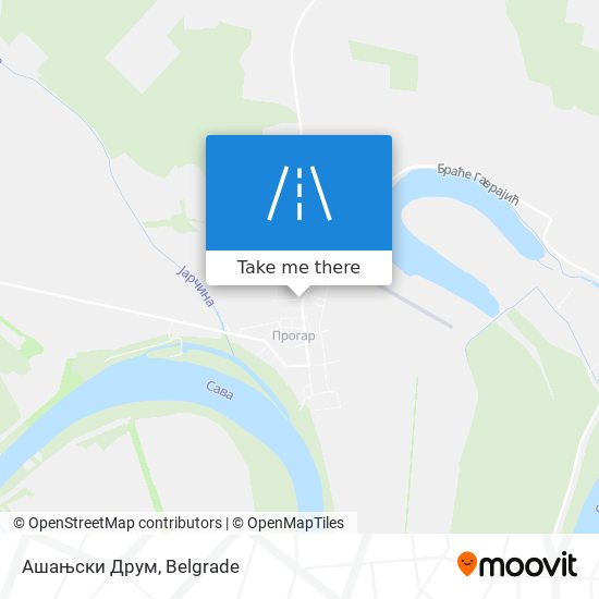 Ашањски Друм map