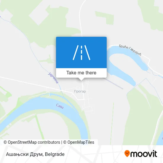 Ашањски Друм map